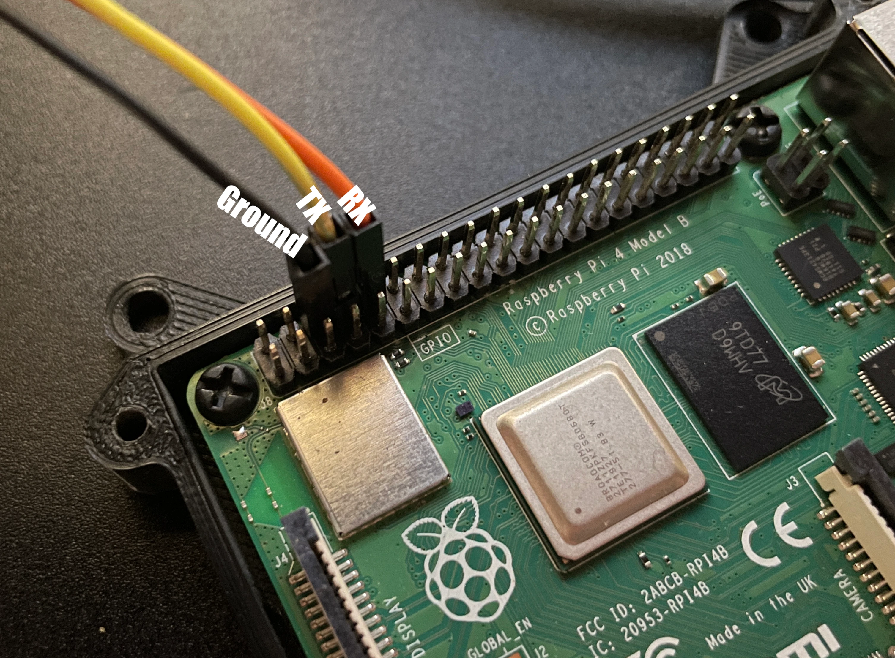 RaspberryPi 4B Connections