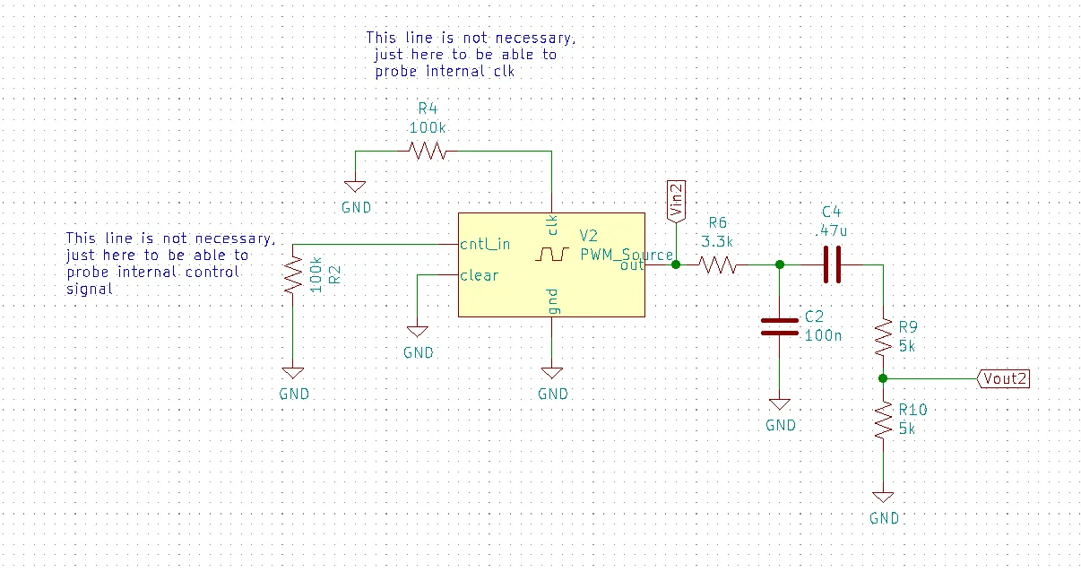 simulated audio circuit